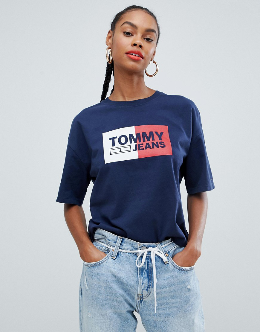 navy tommy jeans t shirt