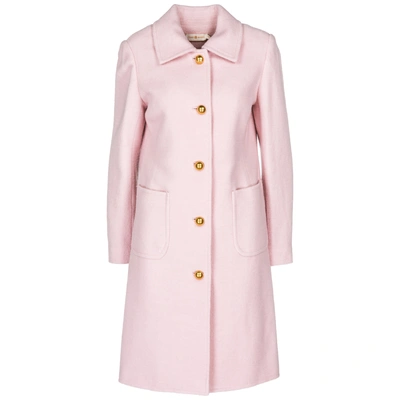 Shop Tory Burch Women's Wool Coat  Colette In Pink