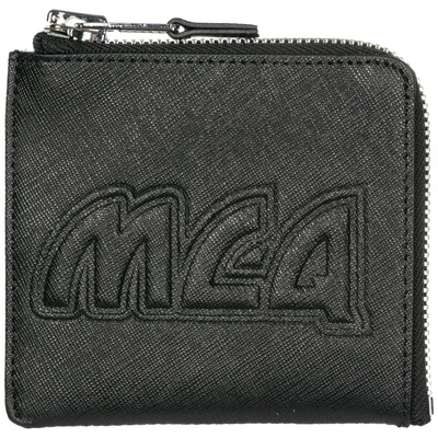Shop Mcq By Alexander Mcqueen Men's Genuine Leather Wallet Credit Card In Black