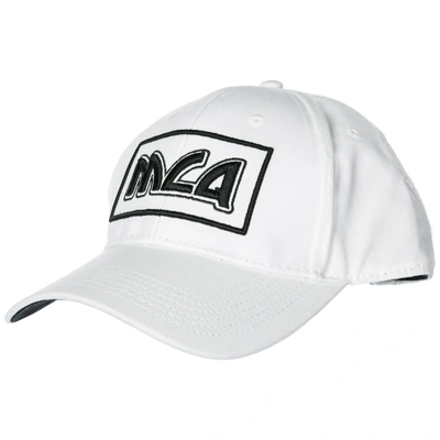 Shop Mcq By Alexander Mcqueen Adjustable Men's Cotton Hat Baseball Cap  Metal Logo In White