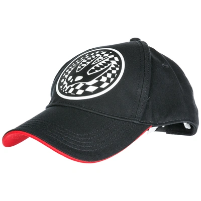 Shop Mcq By Alexander Mcqueen Adjustable Men's Cotton Hat Baseball Cap  Swallow In Black
