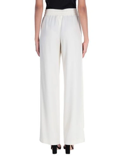 Shop Red Valentino Woman Pants Ivory Size 8 Acetate, Viscose In White