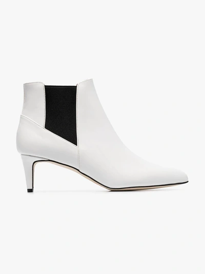 Shop Atp Atelier Cynara 55 Ankle Boots In White