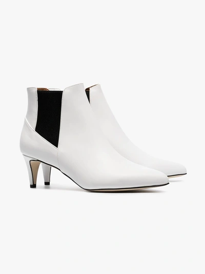 Shop Atp Atelier Cynara 55 Ankle Boots In White