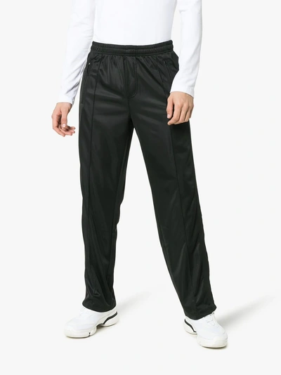 Shop Our Legacy Drawstring Track Pants With Side Stripe In Black