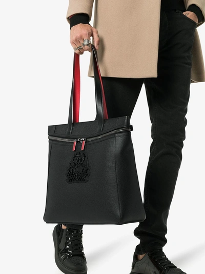 Christian Louboutin Cabado Leather Backpack in Black for Men