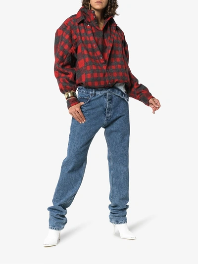 Shop Y/project Y / Project Double Front Lumberjack Shirt In Red