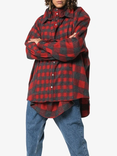 Shop Y/project Y / Project Double Front Lumberjack Shirt In Red