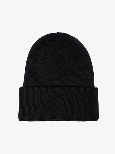 Canada Goose Arctic Disc Ribbed-knit Beanie In Black