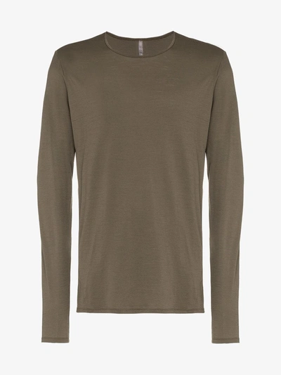 Shop Arc'teryx Veilance Langarmshirt Mit Rundhalsausschnitt In Brown