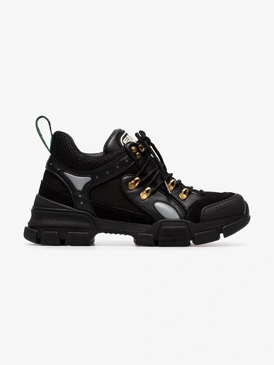Shop Gucci 'flashtrek' Sneakers In 1079 Black