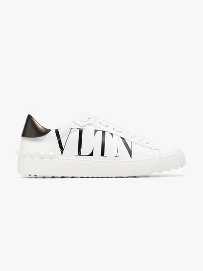 Valentino Garavani Vltn Open Low-top Sneakers In White | ModeSens