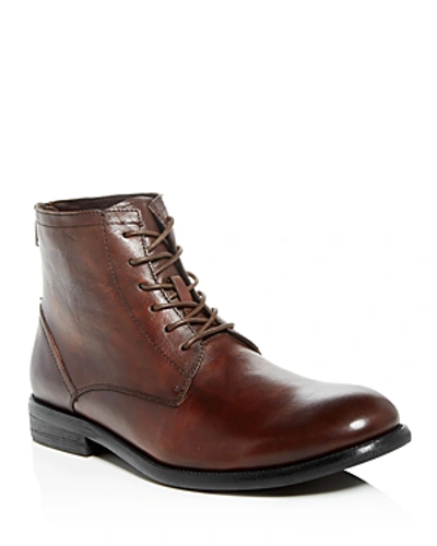 Shop Kenneth Cole Men's Chester Leather Boots In Brown