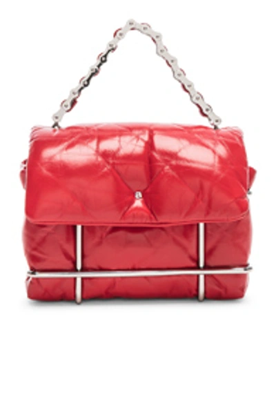 Shop Alexander Wang Halo Quilted Bag In Red