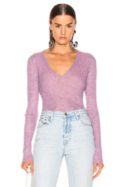 Shop Rag & Bone Donna V-neck In Purple