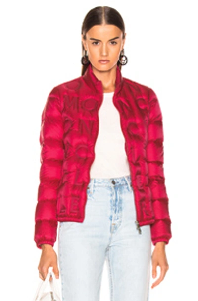 Shop Moncler Vilnius Jacket In Pop Pink