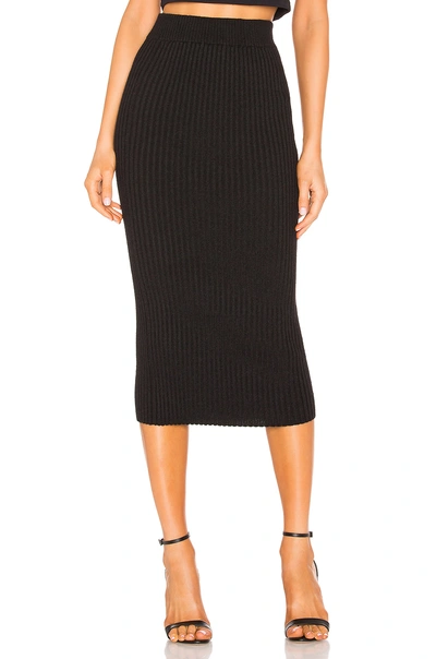 Shop Eleven Six Eva Sweater Skirt In Black.