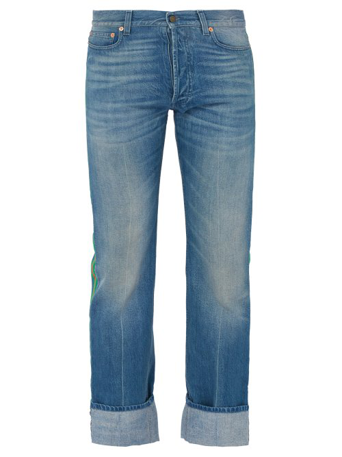 gucci side stripe pants