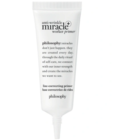 Shop Philosophy Anti-wrinkle Miracle Worker+ Line-correcting Primer, 0.9-oz. In No Color