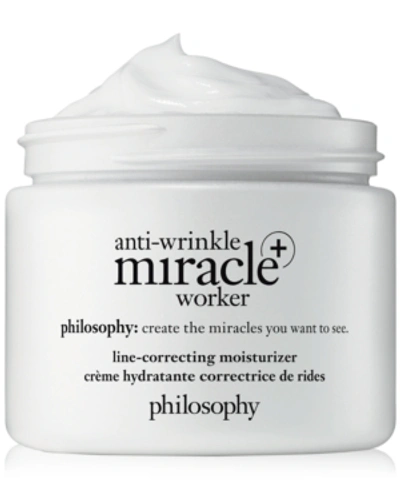 Shop Philosophy Anti-wrinkle Miracle Worker+ Line-correcting Moisturizer, 2 Oz. In No Color