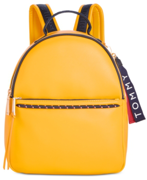 tommy hilfiger orange backpack