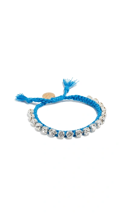 Shop Venessa Arizaga Sweet Shine Bracelet In Blue