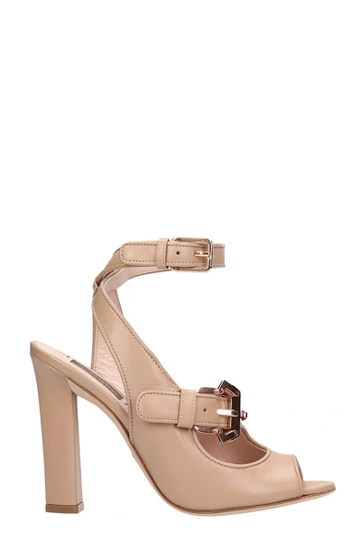 Shop Paula Cademartori Juju Everdream Sandals In Taupe