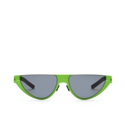 Shop Martine Rose Kitt Sunglasses In Green