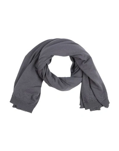 Shop Rick Owens Scarves In Lead