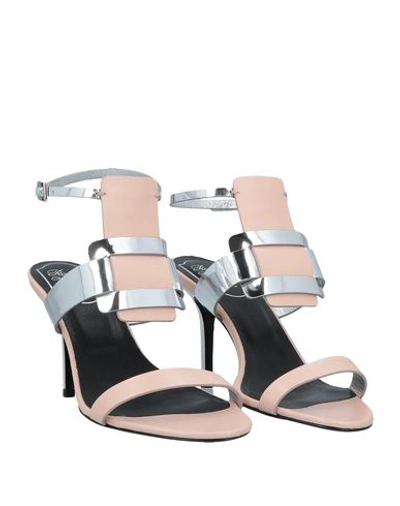 Shop Roger Vivier Woman Sandals Light Pink Size 8 Soft Leather
