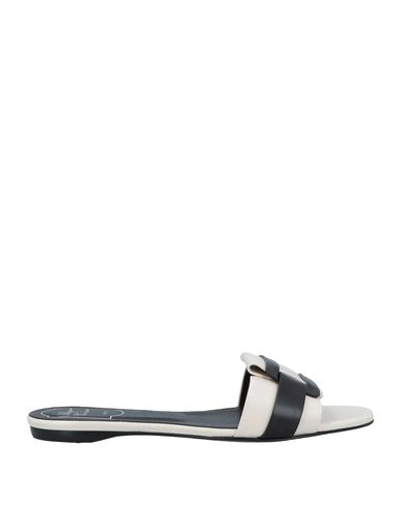 Roger Vivier Sandals In White