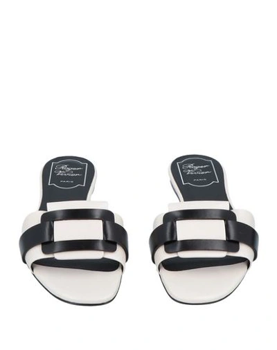 Roger Vivier Sandals In White