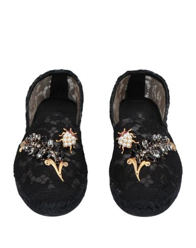 Shop Dolce & Gabbana Espadrilles In Black