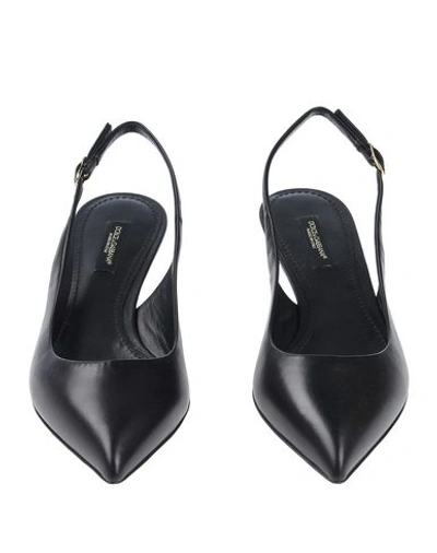 Shop Dolce & Gabbana Woman Pumps Black Size 7 Soft Leather