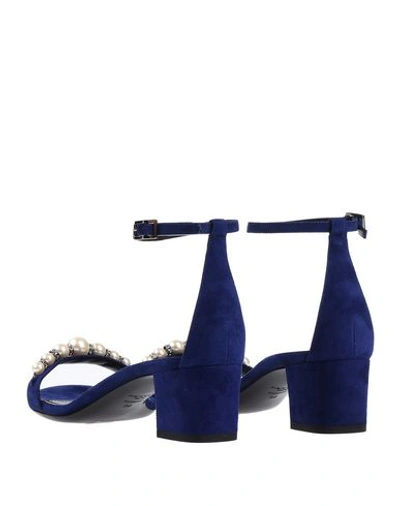 Shop Lanvin Sandals In Blue