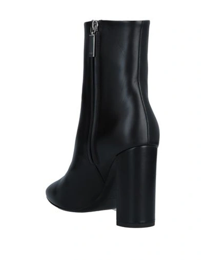 Shop Saint Laurent Woman Ankle Boots Black Size 8 Soft Leather