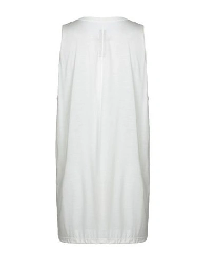 Shop Rick Owens Tank Top In Ivory