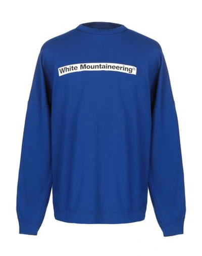 Shop White Mountaineering Sweatshirt In Blue