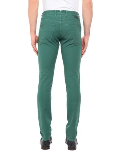Shop Incotex Casual Pants In Green