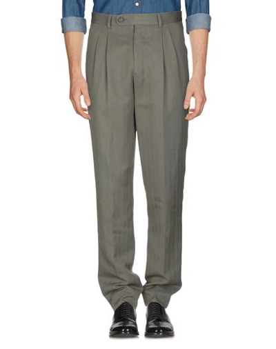 Shop Brunello Cucinelli Casual Pants In Military Green