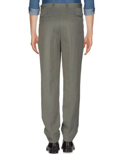 Shop Brunello Cucinelli Casual Pants In Military Green