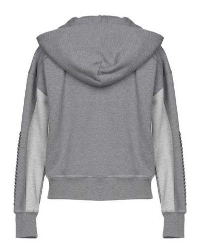 Shop Alexander Mcqueen Hooded Sweatshirt In Grey