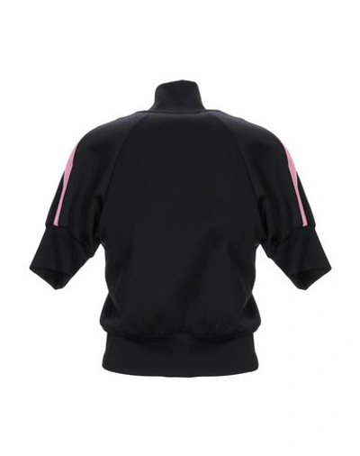 Shop Moschino Woman Sweatshirt Black Size 4 Cotton, Polyamide