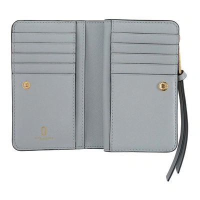 Shop Marc Jacobs Navy Snapshot Compact Wallet In 455 Bluesea