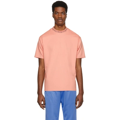 Shop Acne Studios Ssense Exclusive Pink Navid T-shirt