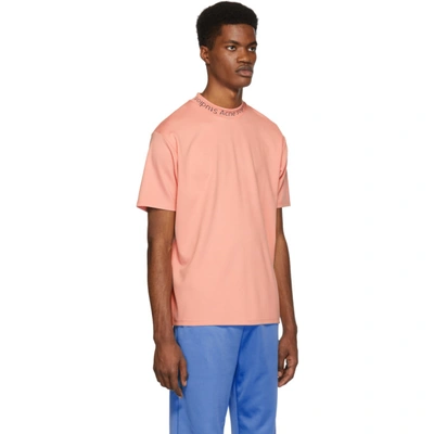 Shop Acne Studios Ssense Exclusive Pink Navid T-shirt