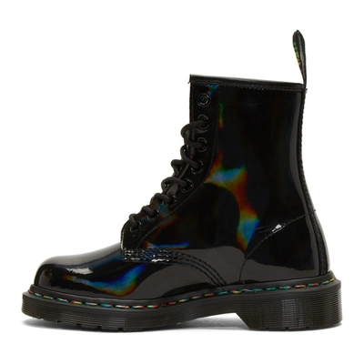 Shop Dr. Martens' Dr. Martens Black Rainbow 1460 Boots