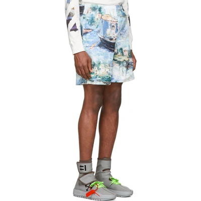 Shop Off-white Multicolor Lake Shorts In Allover