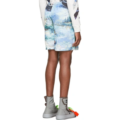 Shop Off-white Multicolor Lake Shorts In Allover