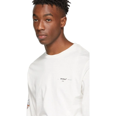 Shop Off-white Diag Arrows Long Sleeve T-shirt
